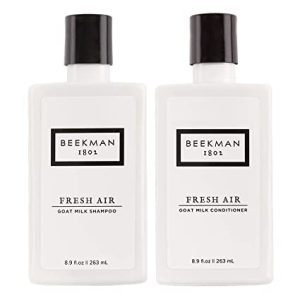 Beekman 1802 Fresh Air Hair Care Set: Color-Safe Shampoo & Conditioner, Sulfate-Free Goat Milk Hair Care