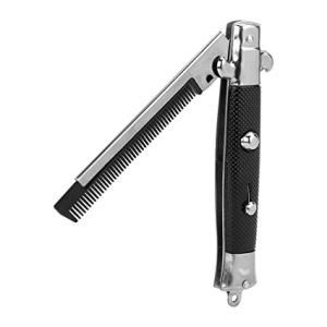 Comb that looks like a switchblade.