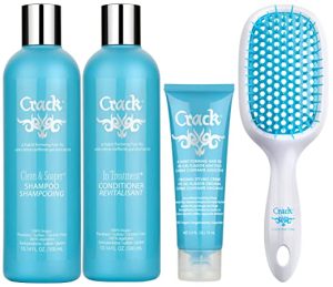 "Crack Hair Fix: Repair damaged hair quickly."
