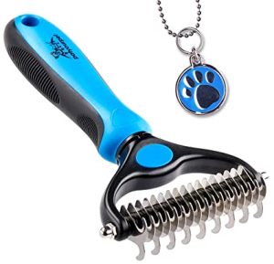 Dual-sided Deshedding Brush for Dogs & Cats - Grooming Tool
