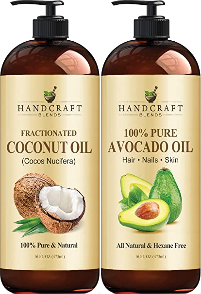 Handcraft Fractionated Coconut & Avocado Oil - 100% Pure Carrier