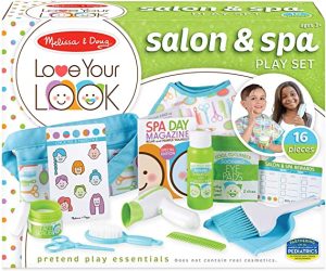 Melissa & Doug Salon & Spa Play Set - 16 Pretend Pieces