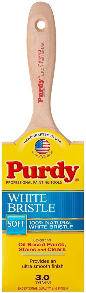 Purdy White Bristle Flat Trim Paint Brush