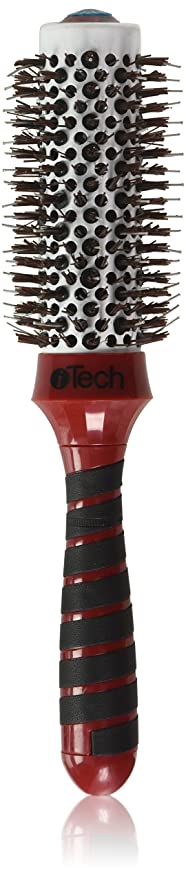 iTech Magnetic Tourmaline Boar Nylon Bristle Hair Brush