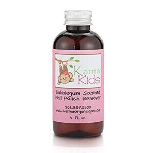 Bubblegum Scented Kids Nail Polish Remover - Non Toxic