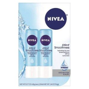 NIVEA Dual Pack Lip Balm for Smoothness