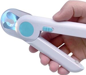 Pet Nail Clippers with Safety Guard, LED Light