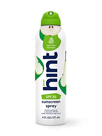 "Hint Pear Sunscreen"