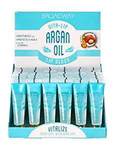 Broadway Vita-Lip Clear Lip Gloss Set with Argan Oil
