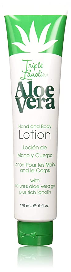 2 Pack Triple Lanolin Aloe Hand & Body Lotion Tube