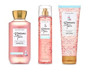 BBW Boardwalk Taffy 3 pc Shower Gel Bundle