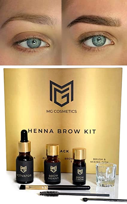 MG Cosmetics Eyebrow Henna Tint Kit with Video Tutorial