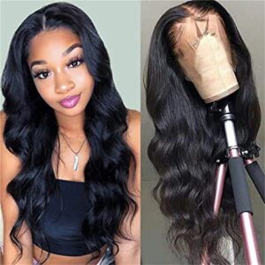 20" Brazilian Virgin Human Hair Lace Front Wig for Black Women