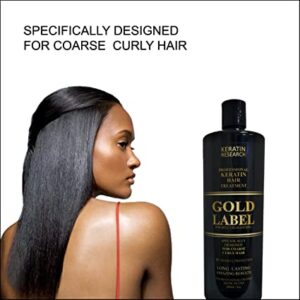 GOLD LABEL Brazilian Keratin Blowout for All Hair Types