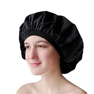Oil-proof nightcap for hair protection while sleeping.