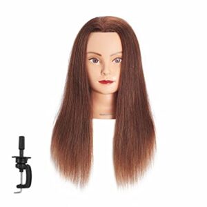 Hairginkgo Mannequin Head 20"-22" with Clamp Stand