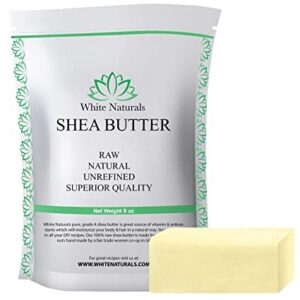 Raw Shea Butter 8 oz By White Naturals - Unrefined