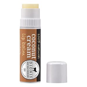 Dionis Coconut Cream Lip Balm - USA Made, Cruelty-free