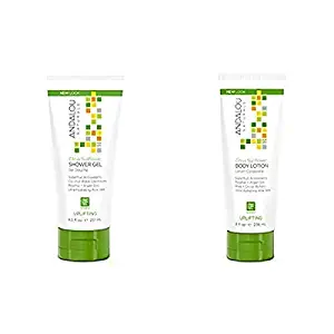 Andalou Naturals Citrus Sunflower Shower Gel + Body Lotion Combo