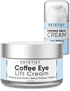 Caffeine eye cream brightens dark circles.
