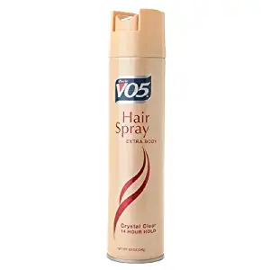 VO5 Clear Hairspray: Strong Hold, Crystal Clear Formula