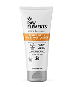 Certified Natural Sunscreen with Non-Nano Zinc Oxide Tinted Moisturizer