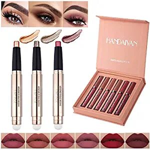 3Pcs Neutral Shimmer Cream Eyeshadow Stick Set
