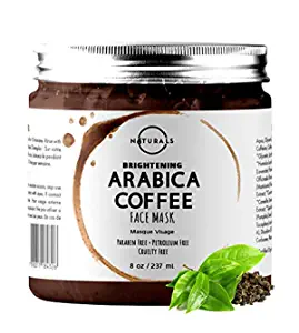 Facial Exfoliator Coffee & Pumpkin Peeling Gel Scrub Mask Hydrating Face Moisturizer Pore Cleansing Brightening Skin Helps Acne Vegan Organic Ingredients Retinol Vitamin E C. Men