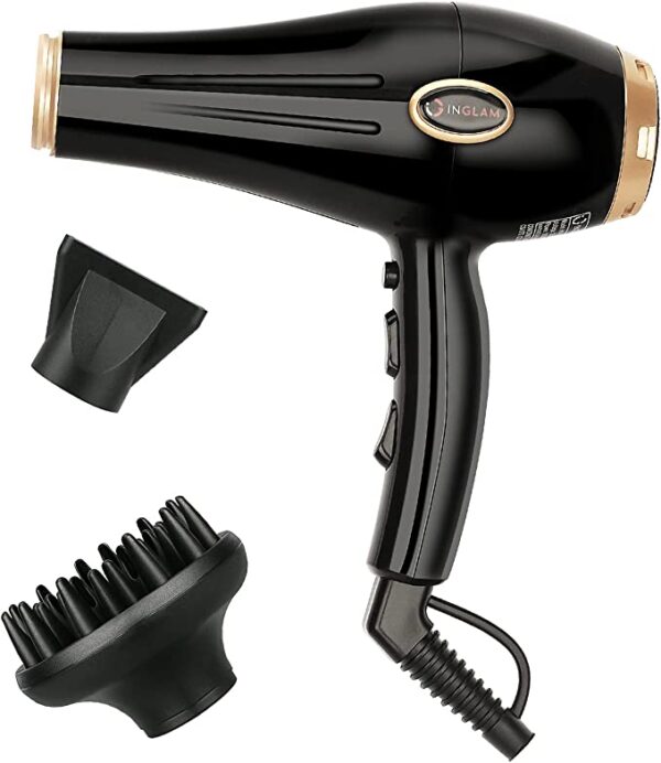 Powerful and sleek IG INGLAM Hair Dryer.