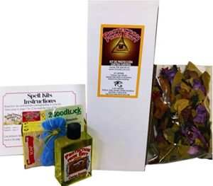 Protection From Envy Kit w/Perfume for Rituals & Spells. Kit de Protección Contra Envidia c/Perfume Para Rituales Y Magia