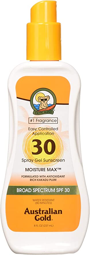Australian Gold SPF 30 Spray Gel Sunscreen