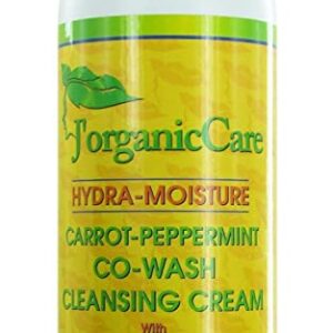 J'Organic Carrot-Peppermint Co-Wash Cleansing Cream with Argan & Aloe