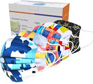 Sheal 100PCS Disposable 3-Layer Face Masks For Adult