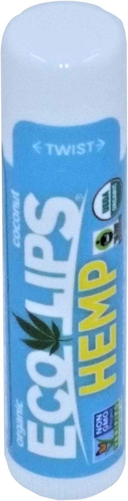 Organic Hemp Coconut Lip Balm .15 oz Natural Hydration