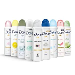 Dove Antiperspirant Spray, 150 ml, Pack of 10, Fresh Scent