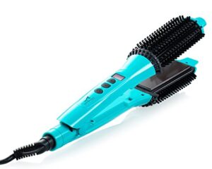 Straightening Heated Hair Brush with Ceramic Bristles