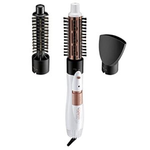 Heated Hair Brush With Retractable Bristles