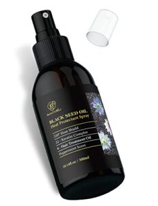 Black Hair Heat Protection Serum 4 Oz Nourishing Formula