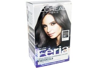 Vibrant Black Hair Color with Nourishing Ingredients