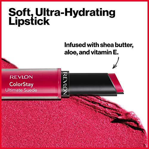 Revlon Ultimate Suede Lipstick With Shea & Vitamin E, Long-lasting - Image 6