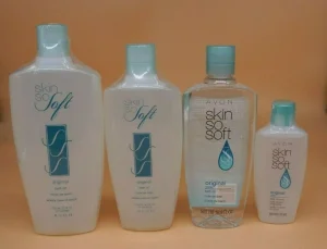 Avon Skin So Soft Original Bath Oil 4-Pack 16.9oz