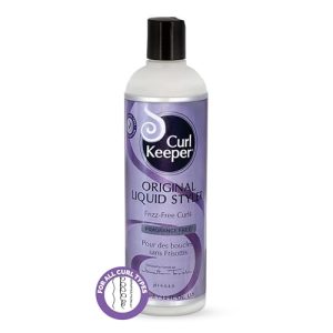 Curl Keeper Anti-Frizz Curl Definer Gel (12 Oz) - Fragrance-Free, Lightweight for All Weather - Women's Hair Products
