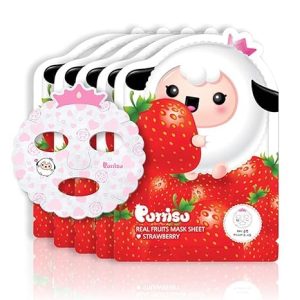 Strawberry Kids Fruit Facial Mask Sheets (Pack of 5)