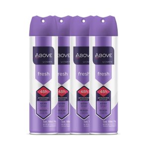 ABOVE Fresh 48-Hour Antiperspirant Deodorant Set for Women - 4 Pieces, Long-Lasting