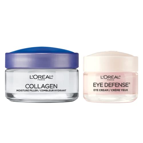 L?Oreal Paris Collagen Face Moisturizer and Eye Defense Creams, 1.7 oz + 0.5 oz