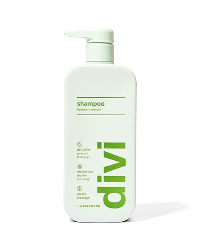 Divi Ultra Nourishing Shampoo for Frizz Control, 12 Fl Oz Bottle