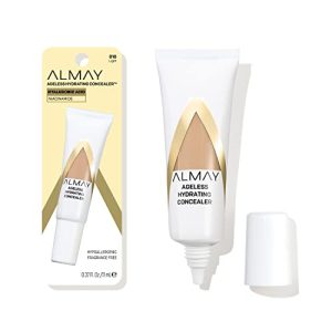 Almay Anti-Aging Concealer with Hyaluronic Acid, Vitamin C & E, Light, 0.37 oz, New
