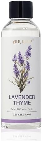 Scented Oil Refill for Reed Diffuser/Lavender Thyme/3.38oz Capacity