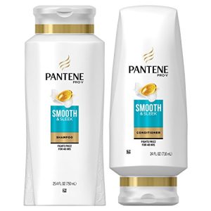 Pantene Argan Oil Shampoo and Conditioner Bundle for Dry Hair, 25.4 oz and 24 oz