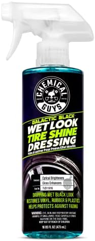 Chemical Guys TVD11816 Galactic Black Wet Look Tire Shine Dressing, 16 fl oz - Enhances Shine and Depth for Vehicles